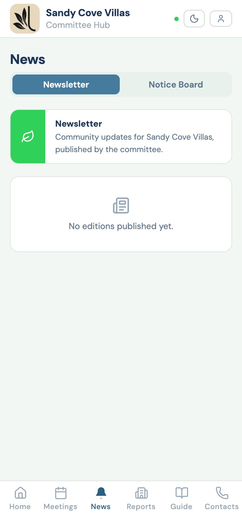 StrataLink notices and newsletters
